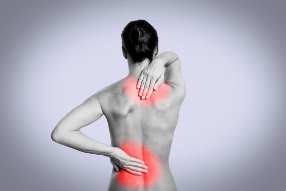 Manifestações de osteocondrose