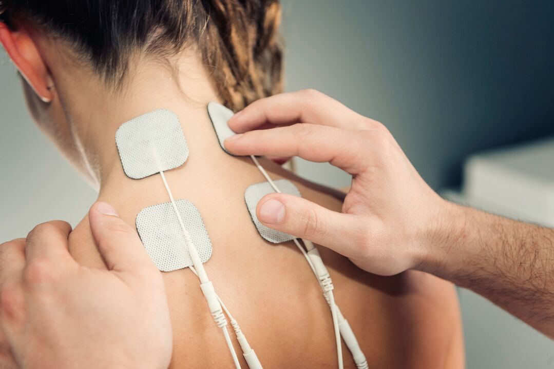 Eletroforese para o tratamento da osteocondrose cervical
