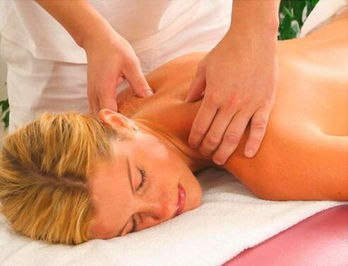 massagem terapêutica para osteocondrose cervical